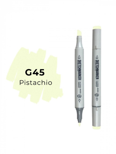 Маркер двухсторонний на спиртовой основе Sketchmarker Цвет Фисташковый