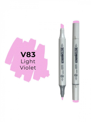 Маркер двухсторонний на спиртовой основе Sketchmarker Цвет Светло фиолетовый