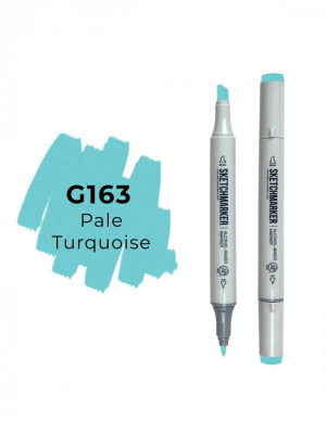 Маркер двухсторонний на спиртовой основе Sketchmarker Цвет Бледно бирюзовый