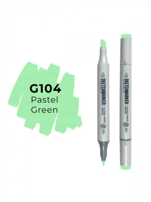 Маркер двухсторонний на спиртовой основе Sketchmarker Цвет Пастельный зеленый