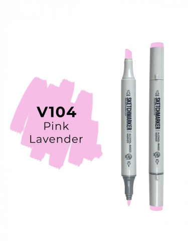 Маркер двухсторонний на спиртовой основе Sketchmarker Цвет Розовая лаванда
