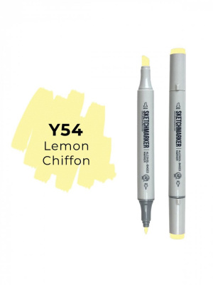 Маркер двухсторонний на спиртовой основе Sketchmarker Цвет Лимонный шиифон