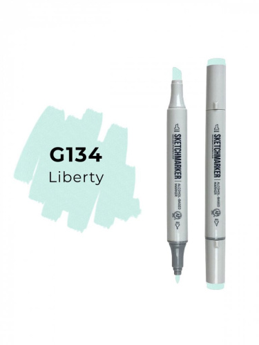 Маркер двухсторонний на спиртовой основе Sketchmarker Цвет Зеленая свобода