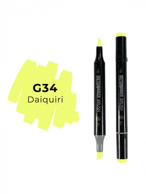 Маркер двухсторонний на спиртовой основе Sketchmarker Brush Цвет Дайкири
