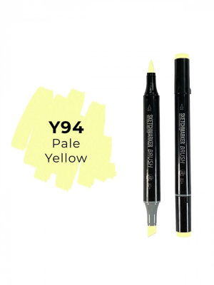 Маркер двухсторонний на спиртовой основе Sketchmarker Brush Цвет Бледно Желтый