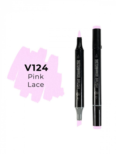 Маркер двухсторонний на спиртовой основе Sketchmarker Brush Цвет Розовые кружева