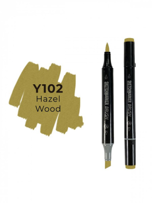 Маркер двухсторонний на спиртовой основе Sketchmarker Brush Цвет Орешник