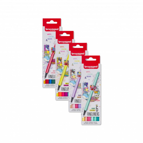 Набор линеров Bruynzeel 6 цв, разный состав