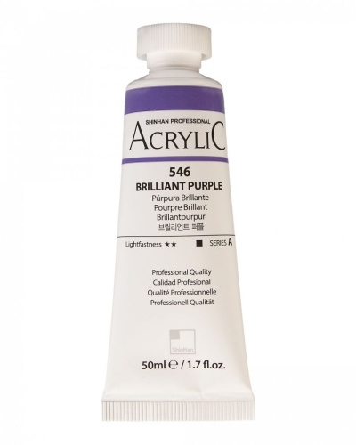 Акрил ShinHanart "Professional" туба 50 мл №546 Пурпурный бриллиантовый кат.A