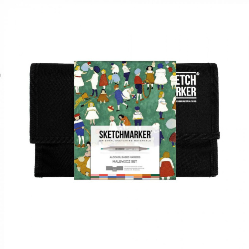 Набор маркеров SKETCHMARKER & Pushkinskiy Малевич 24 шт