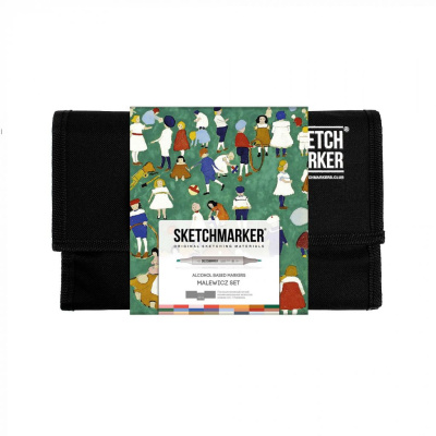 Набор маркеров SKETCHMARKER & Pushkinskiy Малевич 24 шт