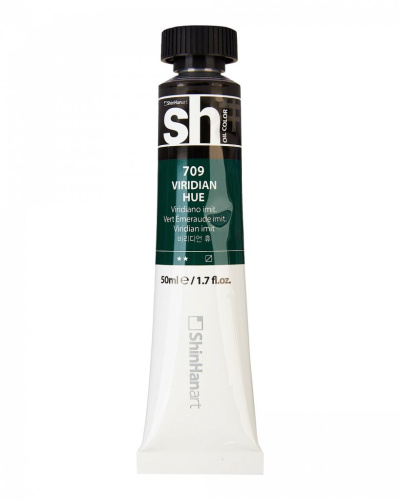 Масло ShinHanart "Sh" туба 50 мл №709 Виридиан тон