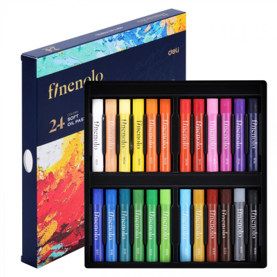 Набор пастели масляной Finenolo 24 цвета в картонной упаковке