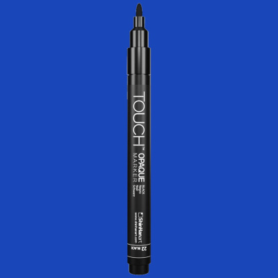 Маркер акриловый TOUCH "Opaque" наконечник тонкий, цвет синий