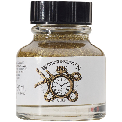 ?Тушь Winsor&Newton 30 мл Золото