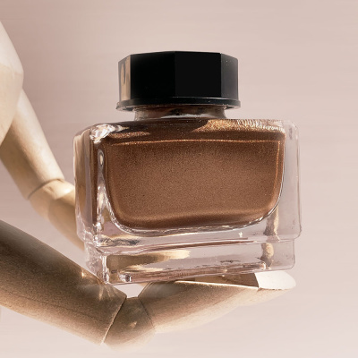 Тушь для рисования и каллиграфии Малевичъ, 15 мл, металлик бронза