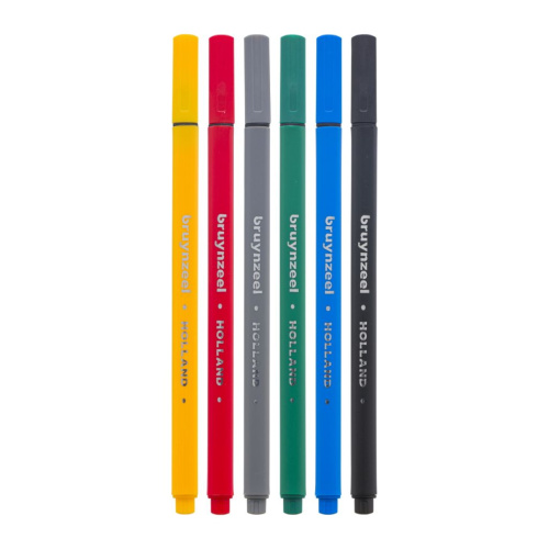 Набор линеров Bruynzeel 6 цв, базовые цвета