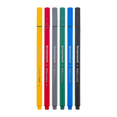 Набор линеров Bruynzeel 6 цв, базовые цвета