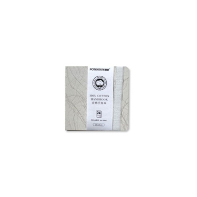 Мини-скетчбук для акварели Potentate 10х10 см 24 л 300 г, белый