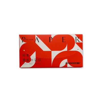 Набор акварельных открыток Potentate 8х15,5 см 20 л 100% хлопок, гладкое зерно, край волна