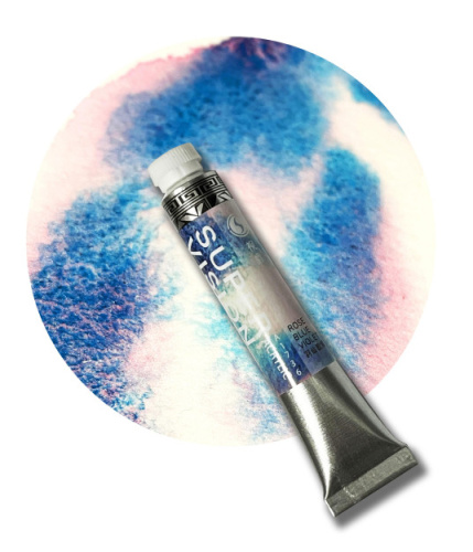 Акрил Super Vision с грануляцией "Acrylic layered" в тубе 8 мл S5 Red biue violet