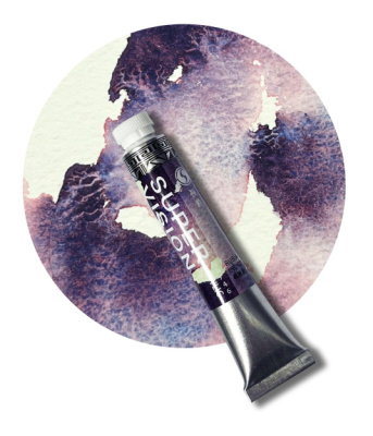 Акрил Super Vision с грануляцией "Acrylic layered" в тубе 8 мл S4 Rubia indigo