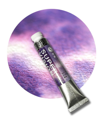 Акрил Super Vision с грануляцией "Acrylic layered" в тубе 8 мл S2 Royal Purple