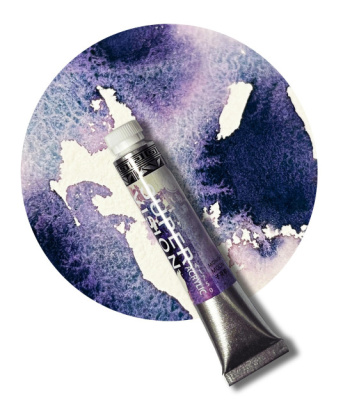 Акрил Super Vision с грануляцией "Acrylic layered" в тубе 8 мл S5 Midnight moon