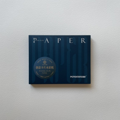 Набор акварельных открыток Potentate 10x12,5 см 6 л 300 г, 100% хлопок, среднее зерно