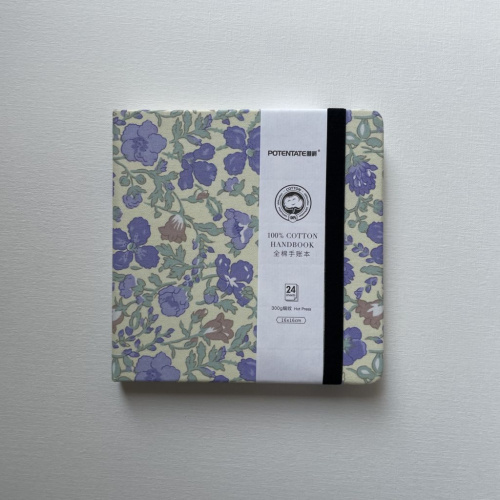 Мини-скетчбук для акварели Potentate 16х16 см 24 л 300 г 1