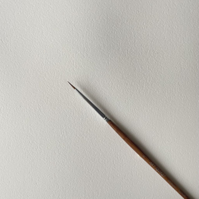 Кисть колонок 0 Art Secret, длинная ручка, 655R