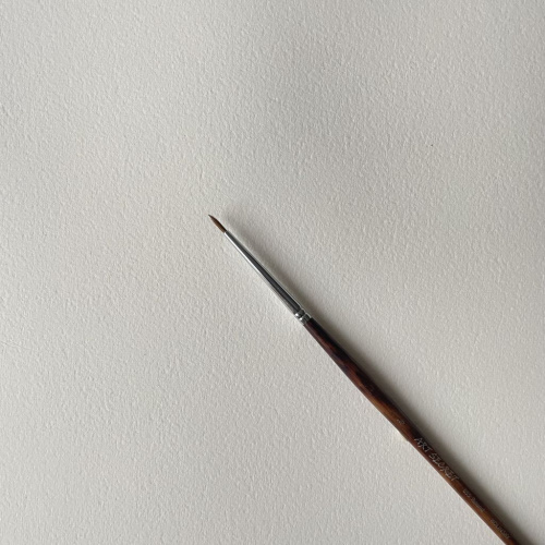 Кисть колонок 2/0 Art Secret, длинная ручка, 655R