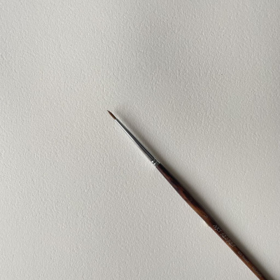 Кисть колонок 2/0 Art Secret, длинная ручка, 655R