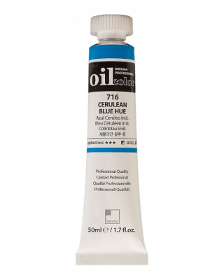 Масло ShinHanart "Professional" туба 50 мл №716 Лазурно-синий церулеум тон кат.A