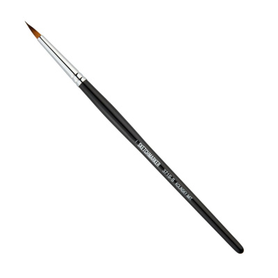 Кисть имитация колонка круглая укороченная Sketchmarker "371S" ручка короткая