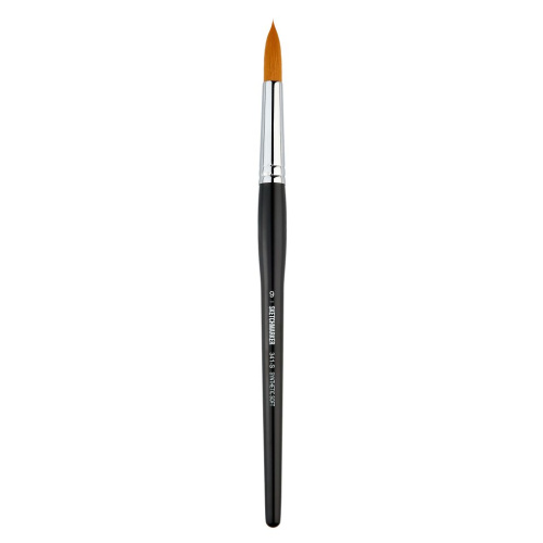 Кисть синтетика мягкая №9 круглая Sketchmarker "341" ручка короткая