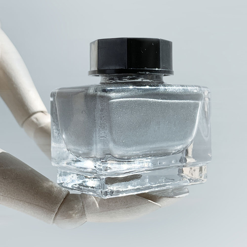 Тушь для рисования и каллиграфии Малевичъ, 15 мл, металлик серебро