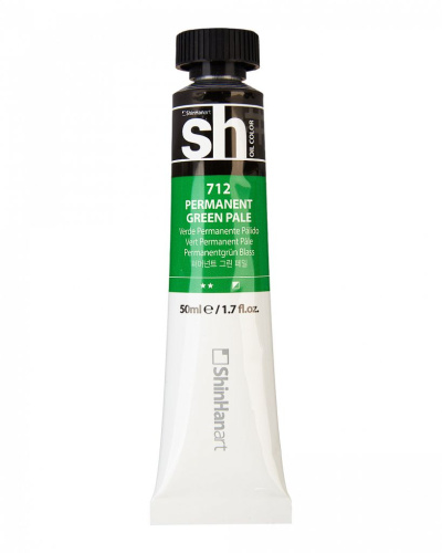 Масло ShinHanart "Sh" туба 50 мл №712 Зеленый устойчивый бледный