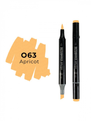 Маркер двухсторонний на спиртовой основе Sketchmarker Brush Цвет Абрикос