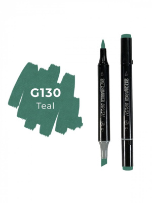 Маркер двухсторонний на спиртовой основе Sketchmarker Brush Цвет Зеленовато-голубой