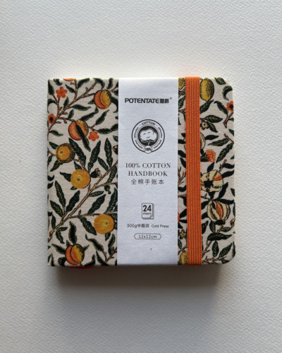 Мини-скетчбук для акварели Potentate 12х12 см 24 л 300 г 7