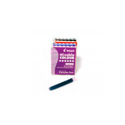 Картриджи для ручек Pilot "Parallel Pen" 6 шт, цвет фиолетовый