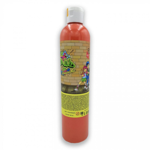 Гуашь детская Flyer 350 мл, цвет оранжевый