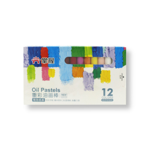 Набор пастели масляной FC-12 12 цв, круглая, 72*11 мм, в картонной коробке