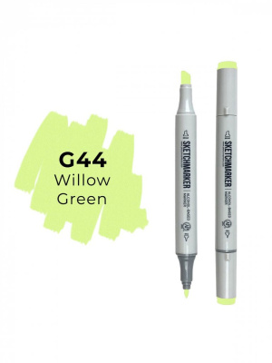 Маркер двухсторонний на спиртовой основе Sketchmarker Цвет Ива зеленая