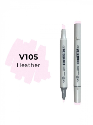 Маркер двухсторонний на спиртовой основе Sketchmarker Цвет Вереск