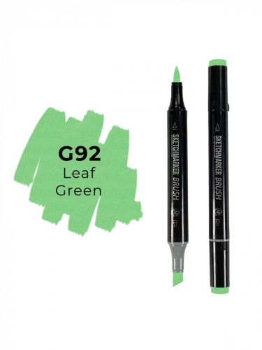 Маркер двухсторонний на спиртовой основе Sketchmarker Brush Цвет Зеленый лист