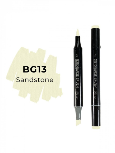 Маркер двухсторонний на спиртовой основе Sketchmarker Brush Цвет Песчаник
