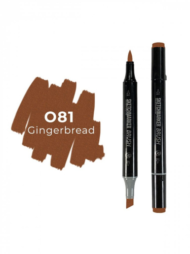 Маркер двухсторонний на спиртовой основе Sketchmarker Brush Цвет Имбирный пряник