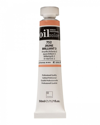 Масло ShinHanart "Professional" туба 50 мл №752 Желтый бриллиантовый 3 кат.A